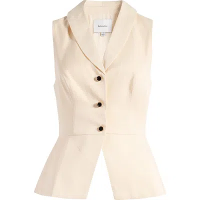 Reformation Oakley Vest In Sugar