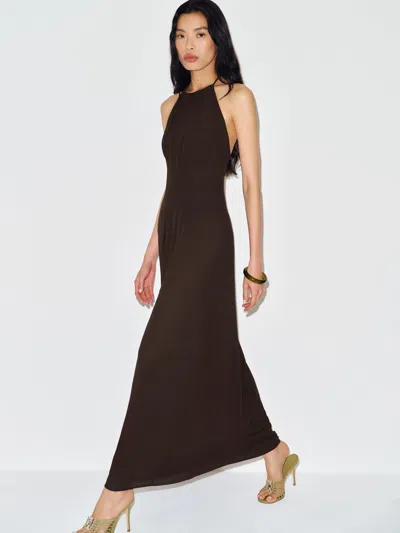 Reformation Olga Dress Brown 12