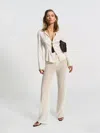 Reformation Olina Pant In White