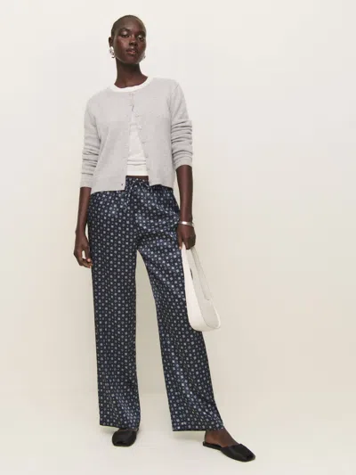 Reformation Olina Silk Pant In Windsor