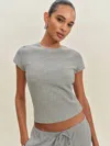 Reformation Olive Knit Top