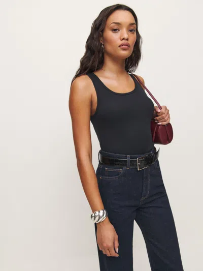 Reformation Olive Tank In Black