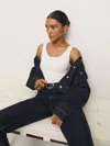Reformation Olive Tank In White