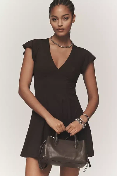 Reformation Olivia Knit Dress In Brown