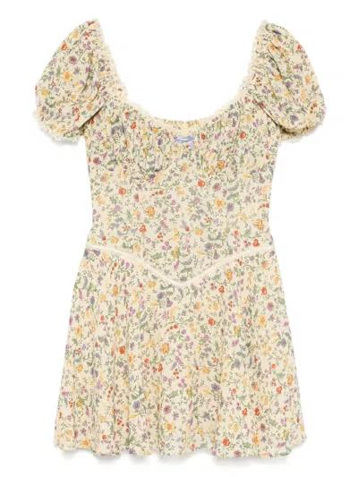 Reformation Ondine Dress In Yellow