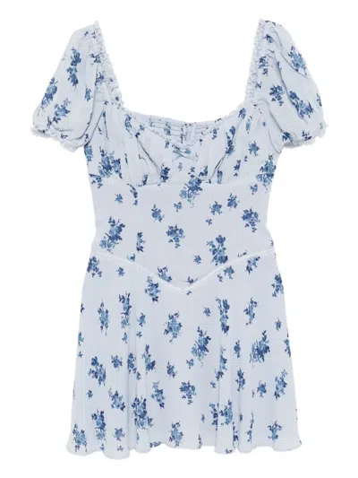 Reformation Ondine Dress In Blue