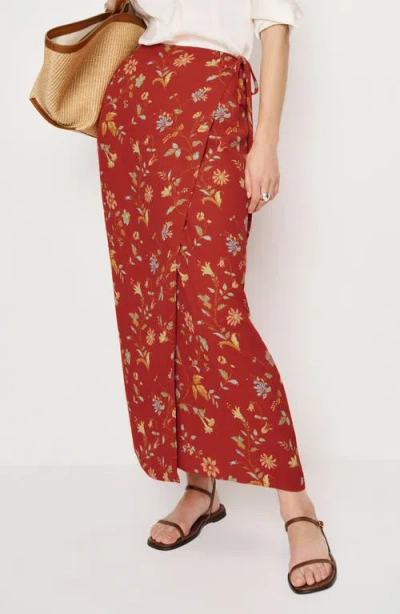 REFORMATION REFORMATION OPAL PRINT WRAP SKIRT