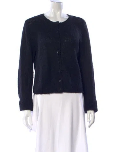 Pre-owned Reformation Open Front Sweater In Blue