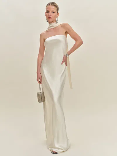 Reformation Oren Silk Dress