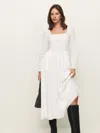 Reformation Oria Dress In Ivory