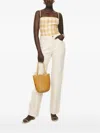 Reformation Overland Linen Top In Yellow