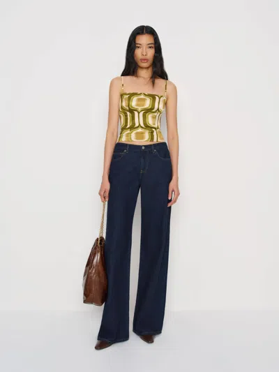 Reformation Overland Silk Top Green 12