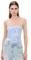 Reformation Overland Top Blue Daisy