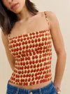 Reformation Overland Top In Fresh Tomato