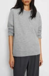 Reformation Oversize Cashmere & Wool Sweater In Gray