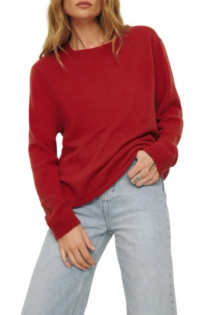 REFORMATION REFORMATION OVERSIZE CASHMERE & WOOL SWEATER