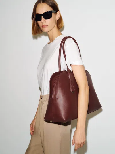 Reformation Oversized Seraphina Tote Red