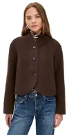 Reformation Owen Jacket In Brown