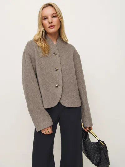 Reformation Owen Jacket In Stone