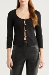 Reformation Owen Knit Top In Black