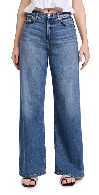 Reformation Palmer Lived-in Baggy Jeans Otter