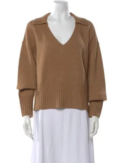Pre-owned Reformation Panko Cashmere Sweater W/ Tags In Neutral