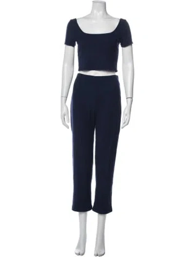 Pre-owned Reformation Pant Set In Blue