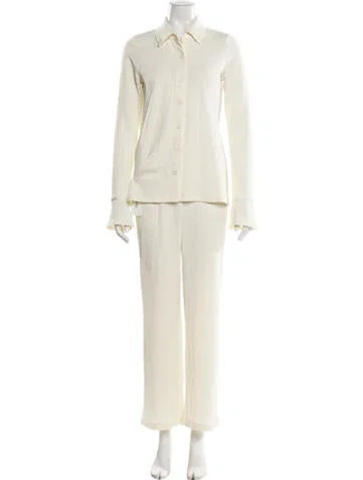Pre-owned Reformation Pant Set In Neutral