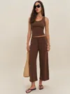 Reformation Pantalon Court En Maille Ruby