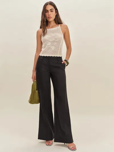 Reformation Pantalon En Lin À Taille Mi-haute Astrid