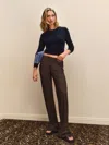 Reformation Pantalon Transparent À Taille Mi-haute Coupé Dans Le Biais Gale