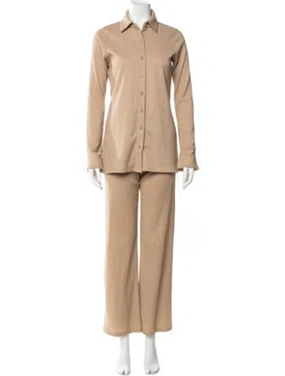 Pre-owned Reformation Pantsuit In Neutral