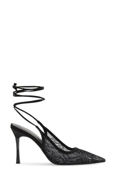 Reformation Paris Lace Pointed Toe Pump In Multi