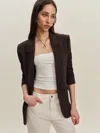 Reformation Parker Oversized Blazer In Mole