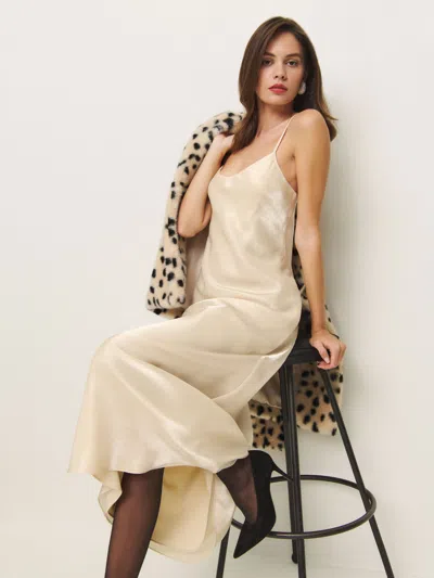 Reformation Parma Dress In Milky Way
