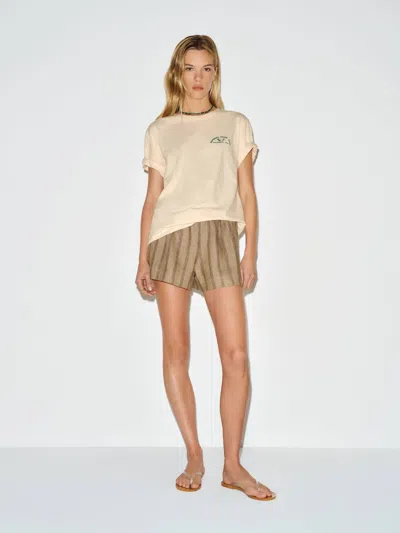 Reformation Patagonia M's Repair Shop T-shirt Undyed Natural Large In White