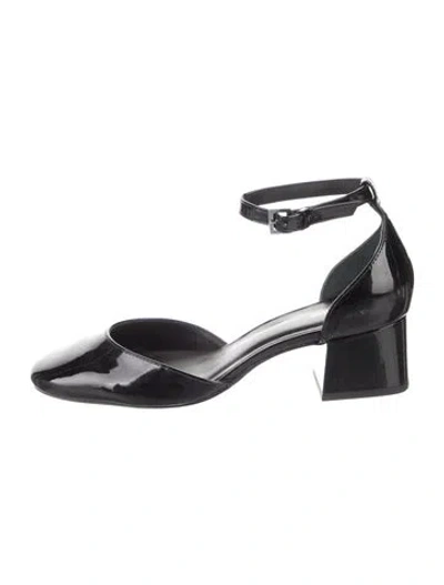 Pre-owned Reformation Patent Leather Pumps In Black