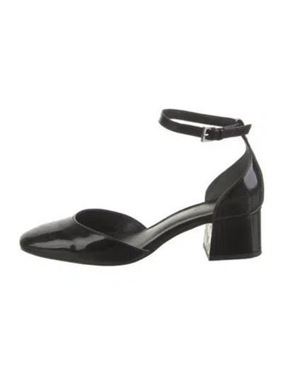 Pre-owned Reformation Patent Leather Pumps In Black