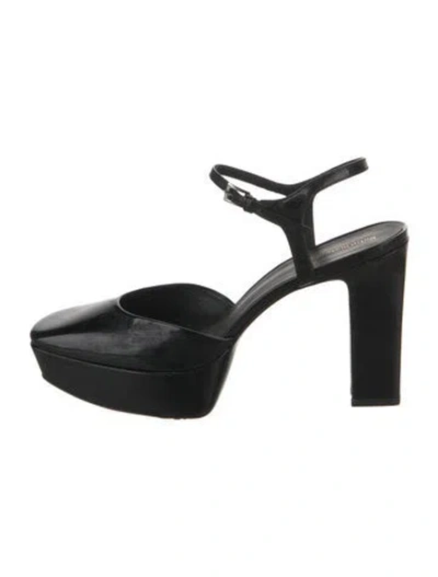 Pre-owned Reformation Patent Leather Pumps In Black