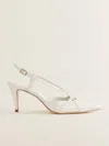 Reformation Patty Slingback Heel In White