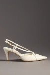 Reformation Patty Slingback Heels In White