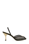 Reformation Paula Slingback Sandal In Black