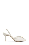 Reformation Paula Heeled Sandal In White