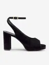 Reformation Paulette Platform Sandal In Black