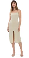 Reformation Pavia Knit Dress Dried Herbs In Dried Herbs