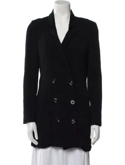 Pre-owned Reformation Peacoat In Black