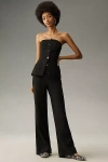 Reformation Pears Knit Two Piece In Black
