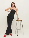 Reformation Pears Knit Two Piece In Black