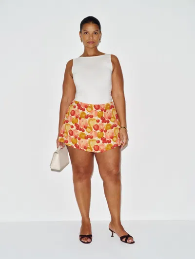 Reformation Penelope Skort Es 22 In Brown