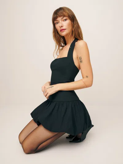 Reformation Petites Babette Dress In Black